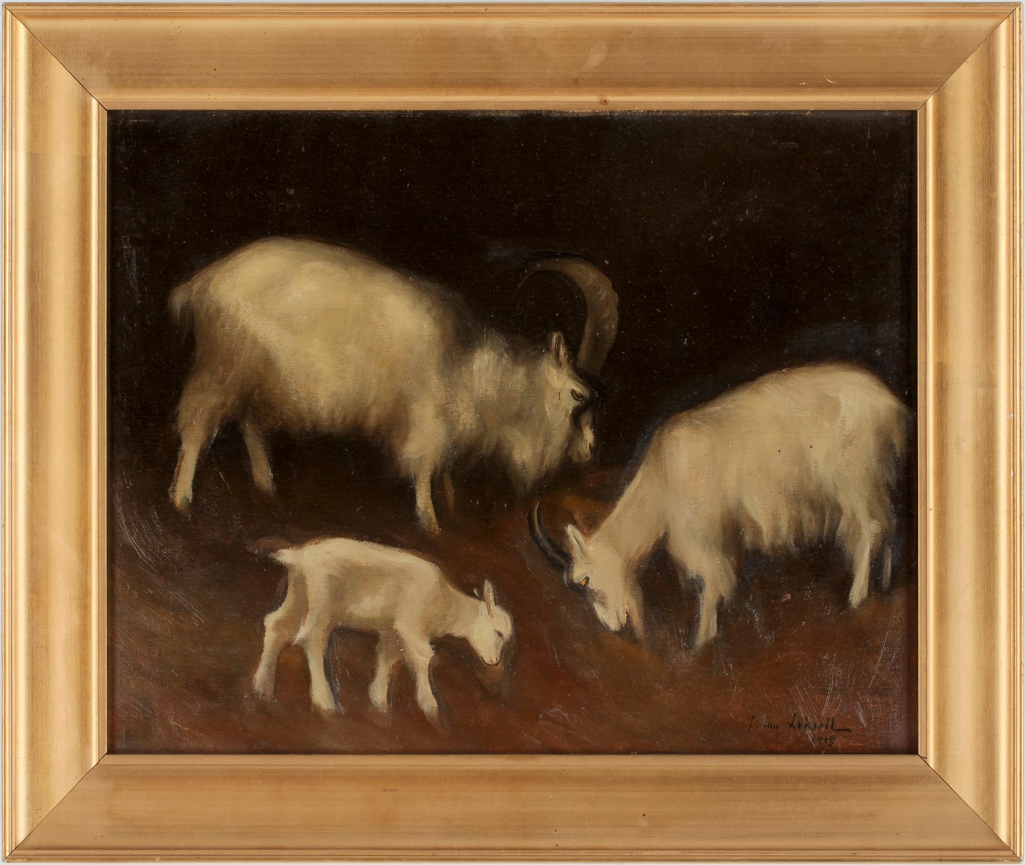 JOHAN LEKSELL, olja på duk, sign o dat 1915.