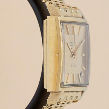 Zenith, de luxe, "Full Gold", "NSA Bracelet", ca 1968.