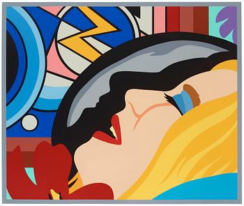 Tom Wesselmann, "Bedroom face with Lichtenstein".