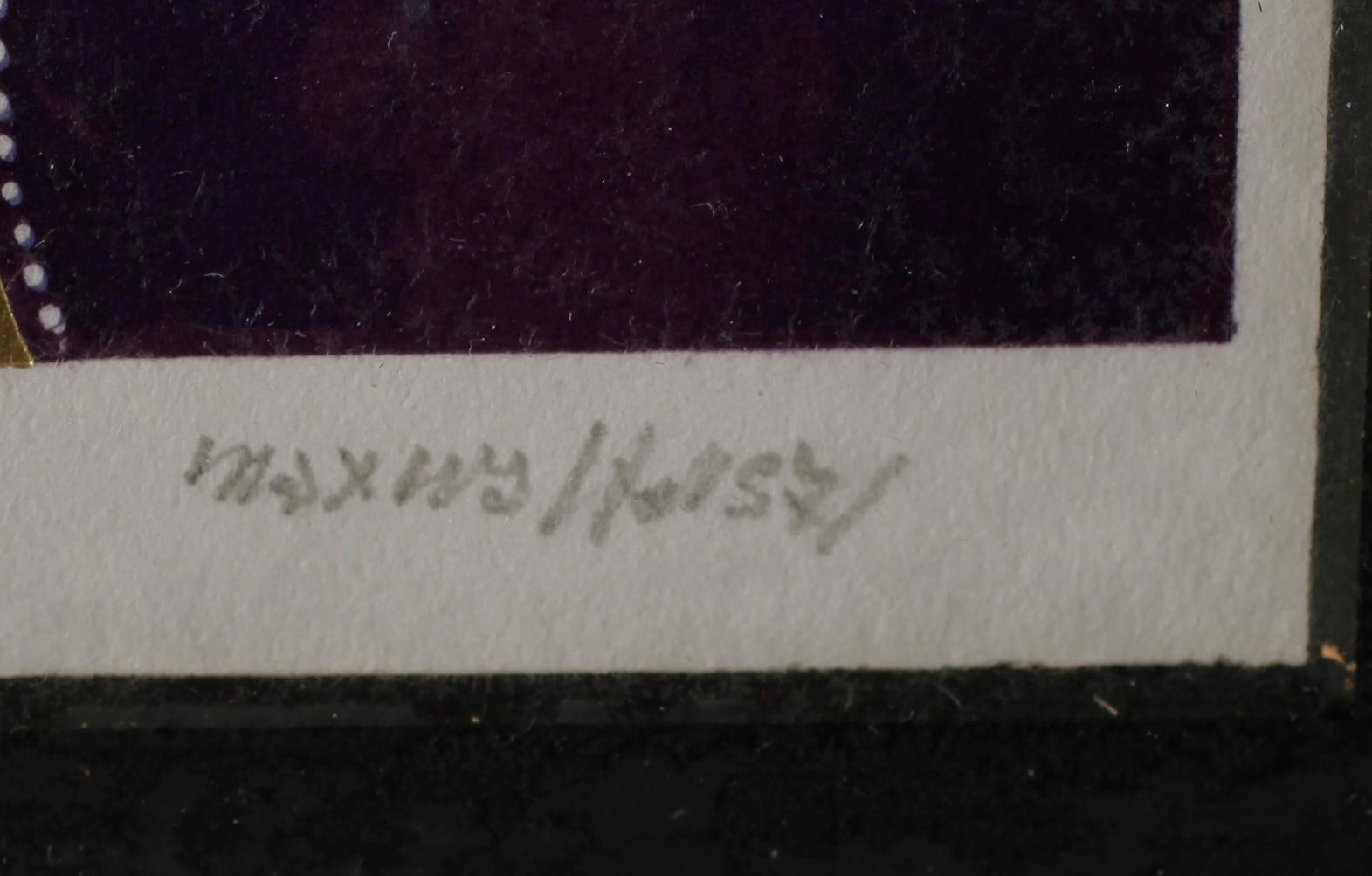 MAX WALTER SVANBERG, färglitografi, signerad och numrerad 149/300.