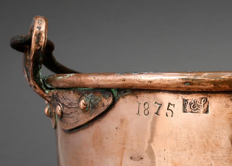 KITTEL, koppar, 1800-tal.