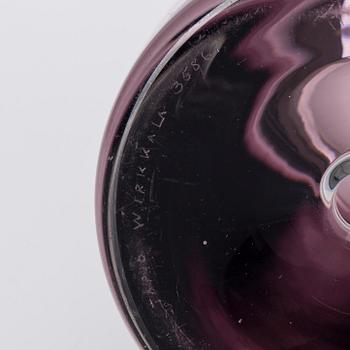 VAS, glas, signerad Tapio Wirkkala 3586. 1960-tal.