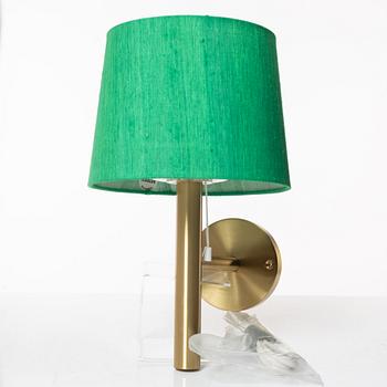 Uno & Östen Kristiansson, a pair of wall lamps, Luxus, Vittsjö.