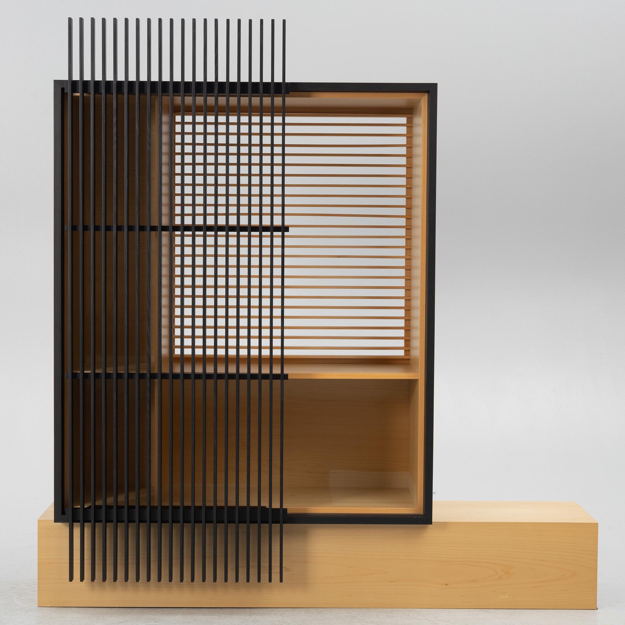 Staffan Holm, skåp, "Kumiko Cabinet", Ariake Collection.