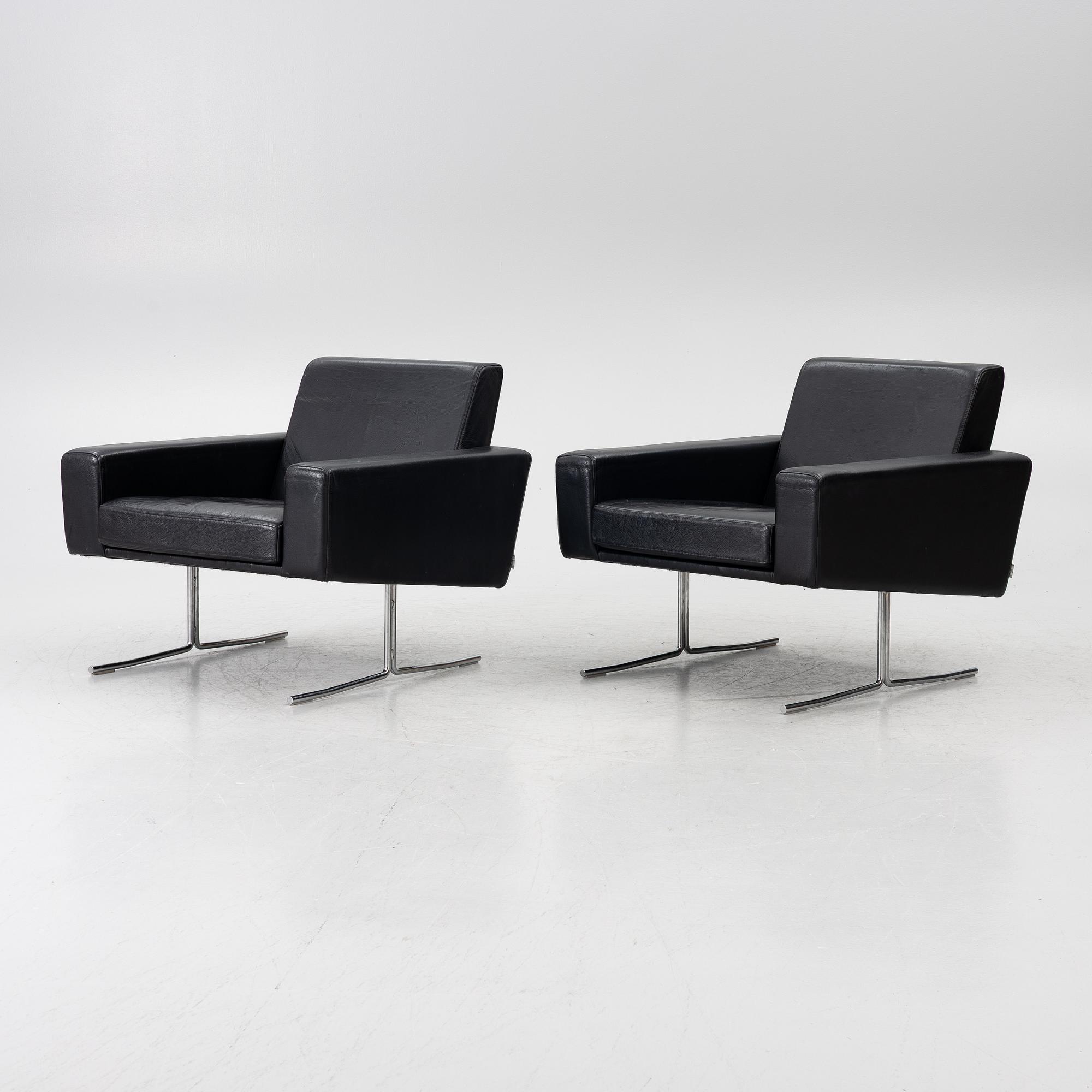 Armchairs, a pair, Danerka, Denmark.