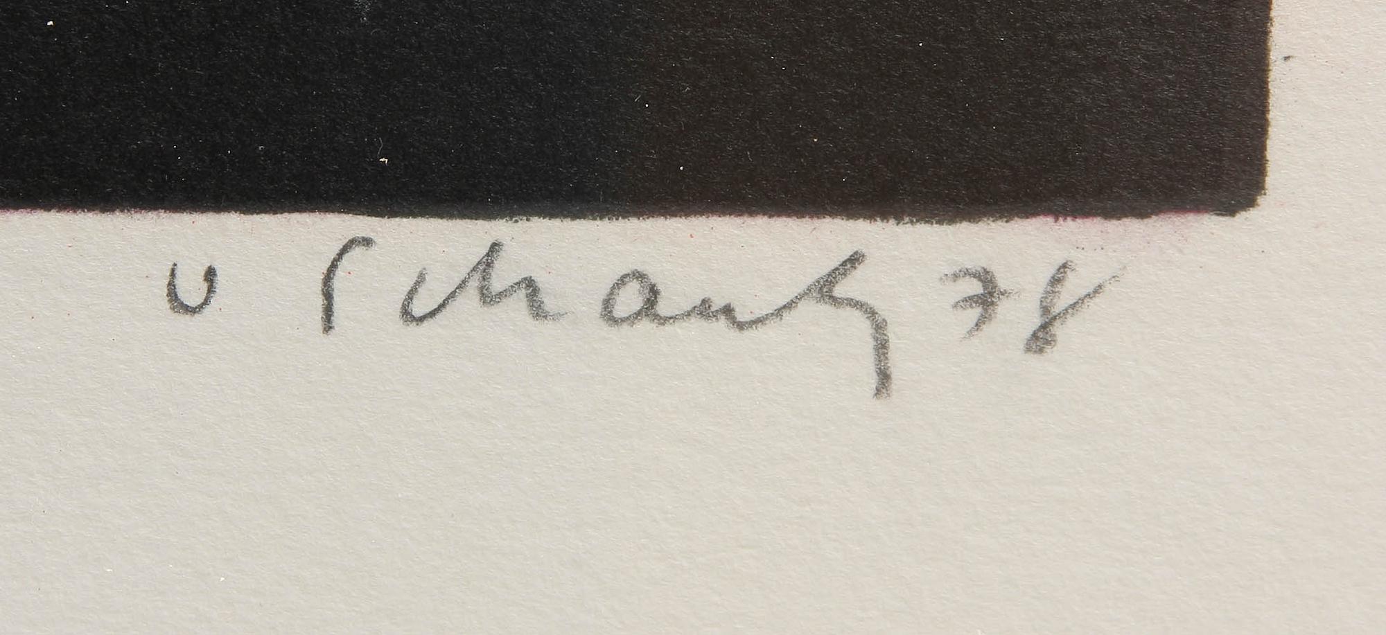 PHILIP VON SCHANTZ, Färglitografi, sign o numr 114/265.