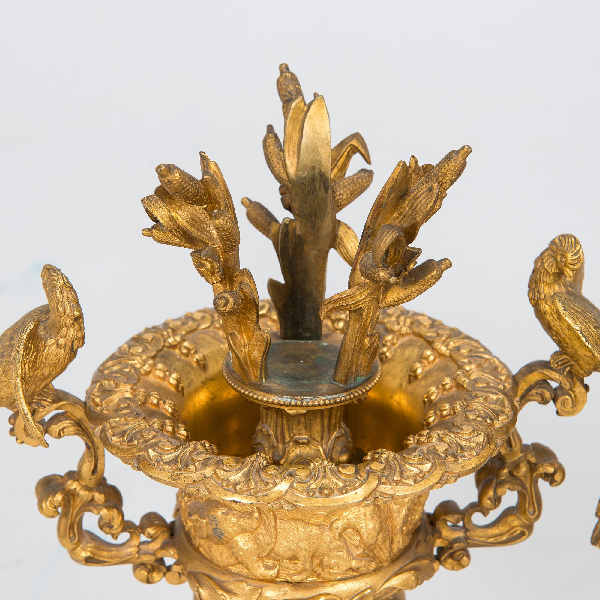 Koristemaljakot, pari, 1800-luku.