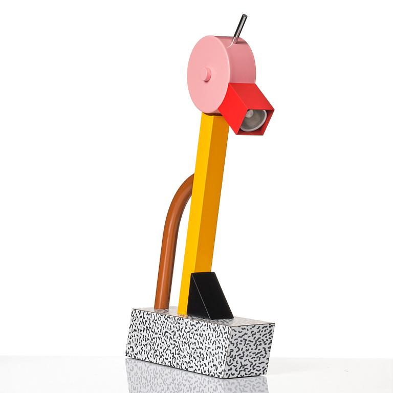 Ettore Sottsass, "Tahiti", bordslampa, Memphis, Milano, efter 1981.