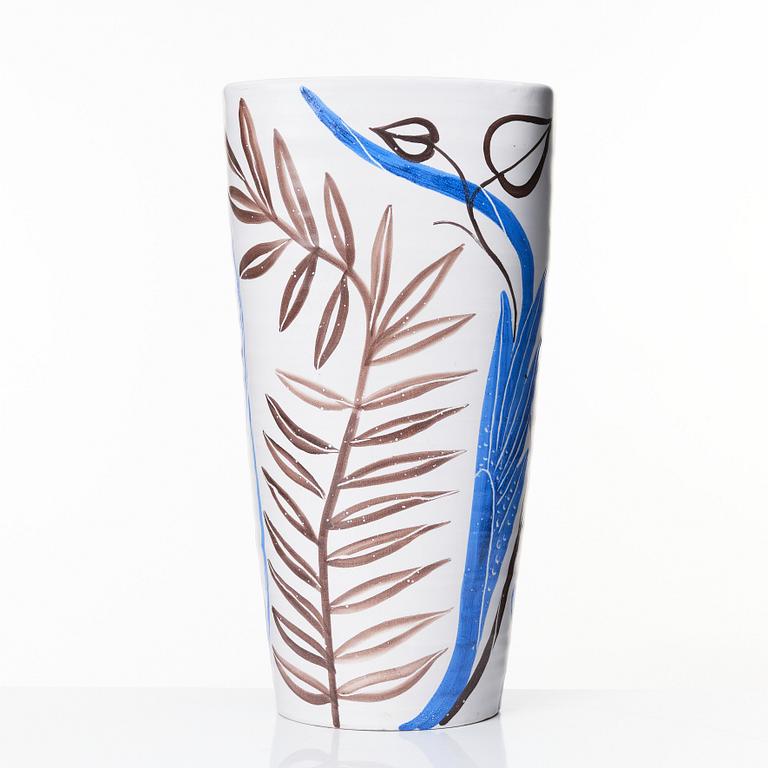 Anna-Lisa Thomson, a unique floor ceramic vase, Uppsala-Ekeby, Sweden 1940s.
