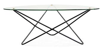 A Jacques Tournus sofa table, Airborne, France, 1950's.