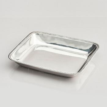 A Swedish silver dish, mark of Johan Petter Grönvall, Stockholm 1828.