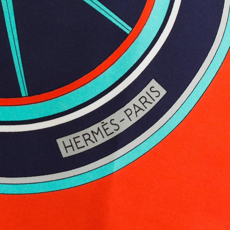 HERMÈS, "Washington's Carriage", SCARF.