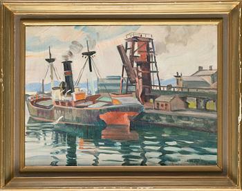 Ali Munsterhjelm, oil on canvas, signed.