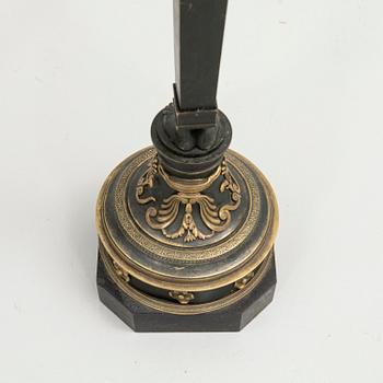 Candelabra, a pair, Empire style, mid-19th century.