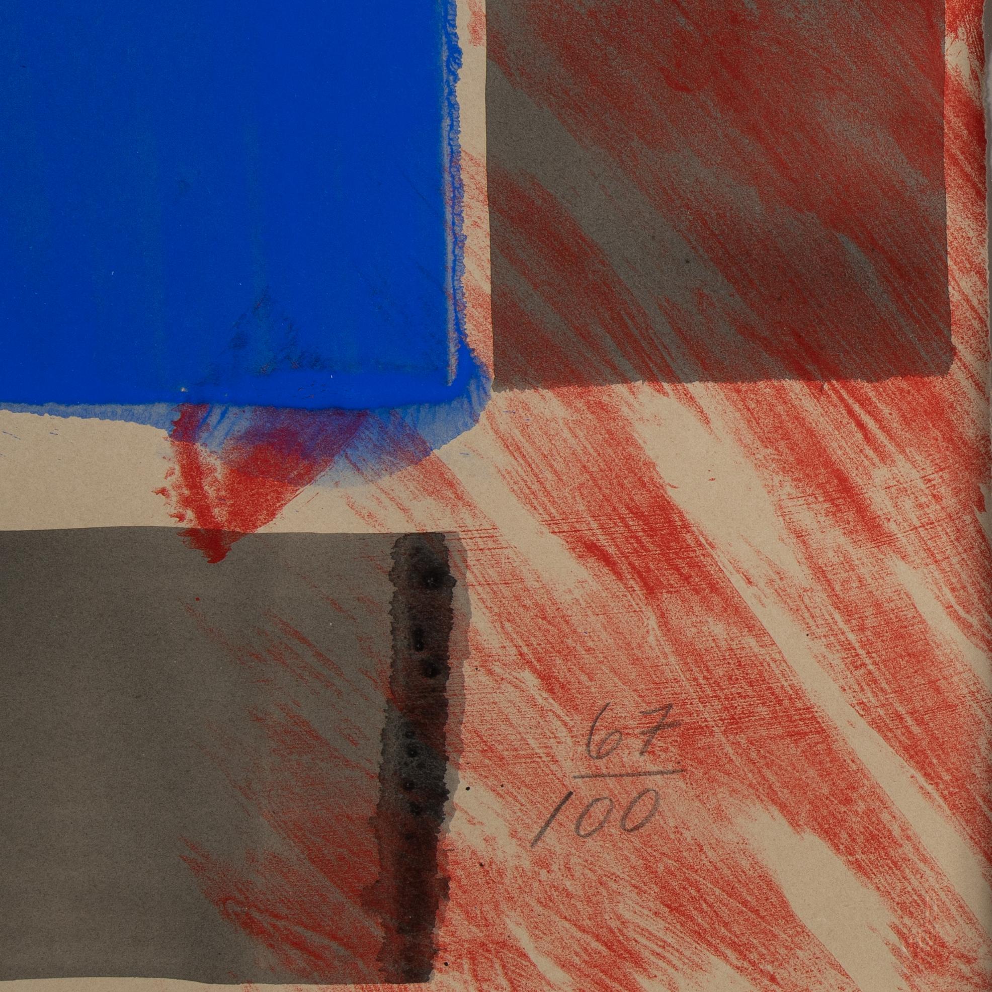 HOWARD HODGKIN, lithograph in colours, 1980, signed 67/100.