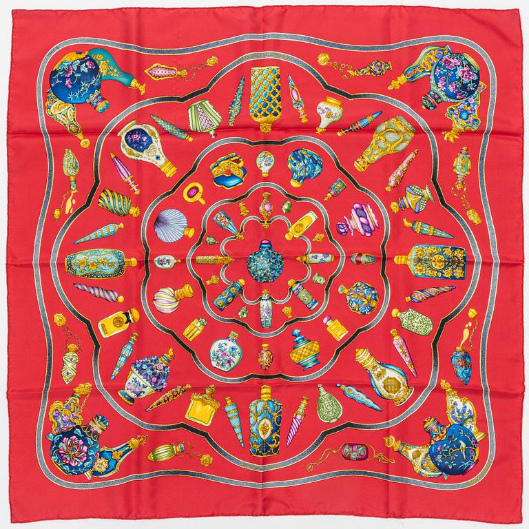 Hermès, scarf, "Qu'importe le flacon".