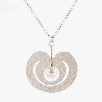 Tapio Wirkkala, pendant, "apple/omena" sterling silver.