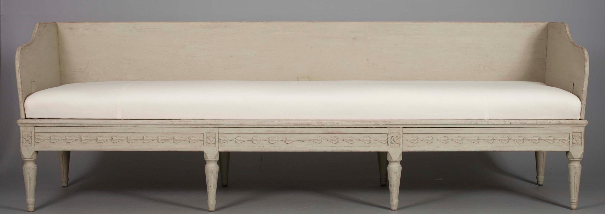 TRÅGSOFFA, gustaviansk, 1700-tal.