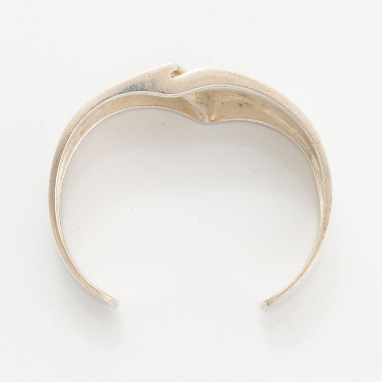 Björn Weckström, sterling silver bangle "Darina's bracelet".