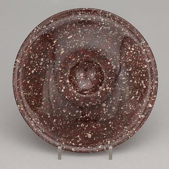 Tazza, porfyr, 1800/1900-tal.