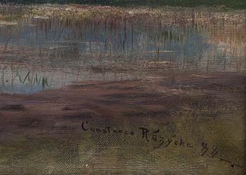 CONSTANCE ROZYCKA, olja på duk, signerad och daterad 88(1888).