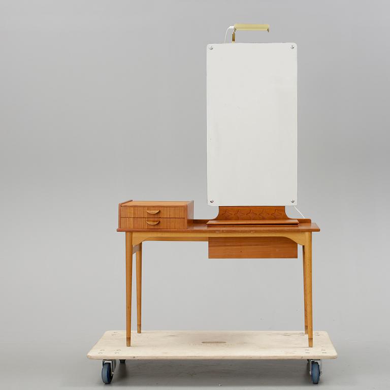 TOILETTBORD, teak, Danmark, 1950/60-tal.