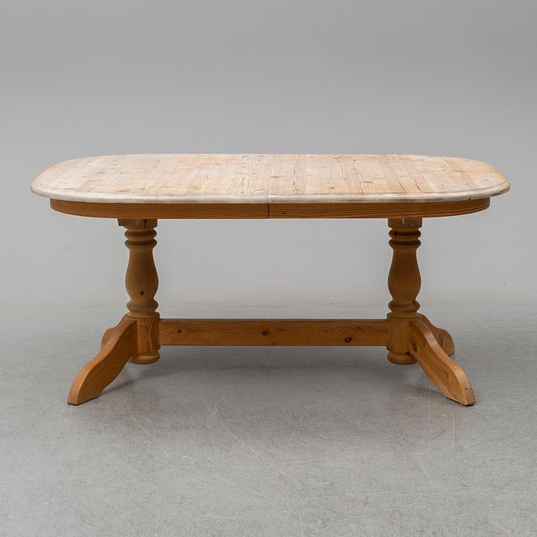 A danish pine table from the second half of the 20th century.