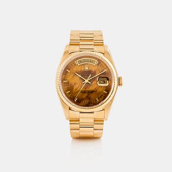 9. ROLEX, Day-Date, "Wood Dial".