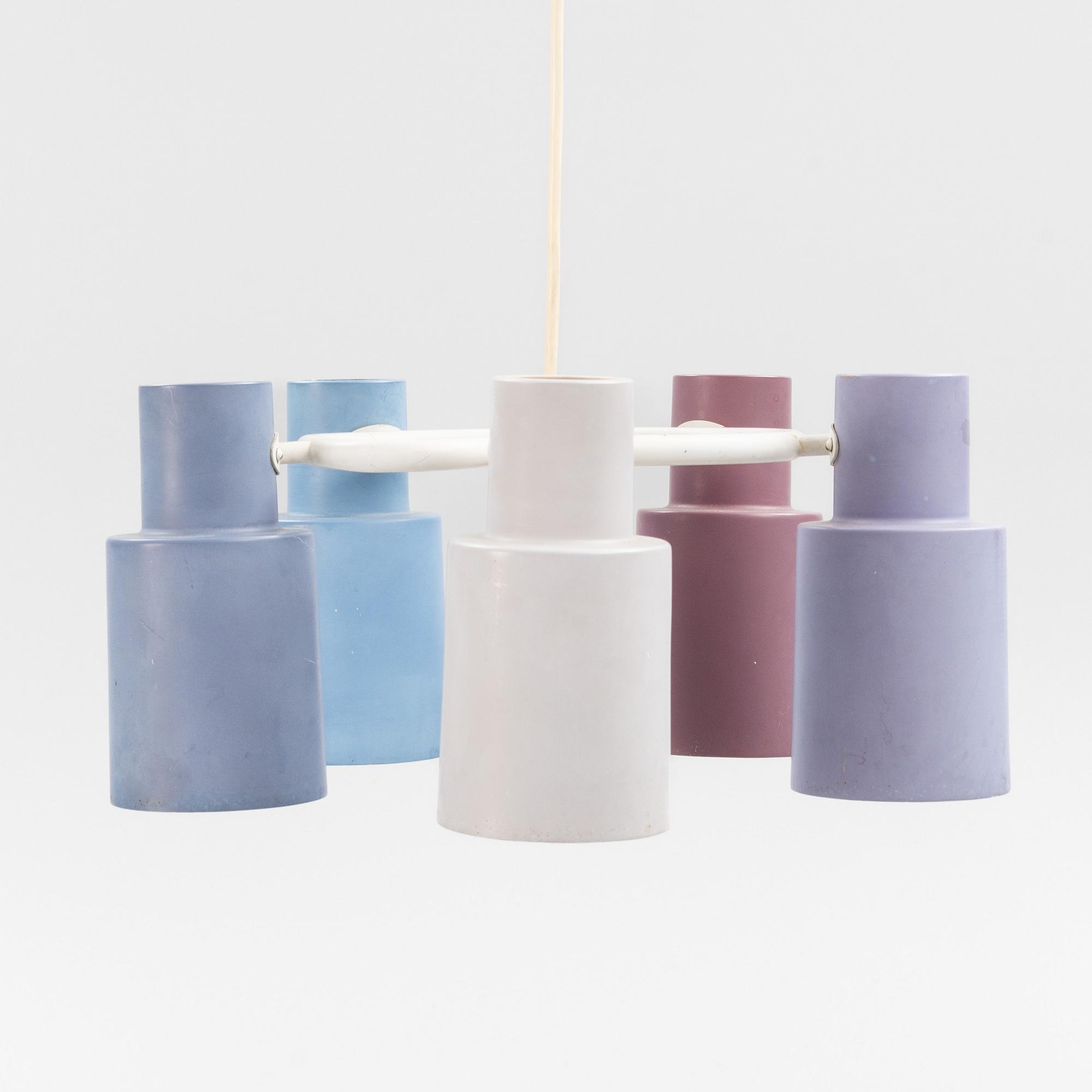 Hans Bergström, ceiling lamp, model "C-1141", Atelier Lyktan, Åhus 1950s-60s.