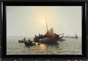 EMIL EKMAN, olja på duk, signerad.