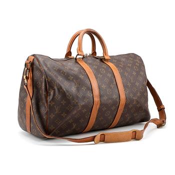 272. LOUIS VUITTON, a monogram canvas weekend bag, "Keepall 45".