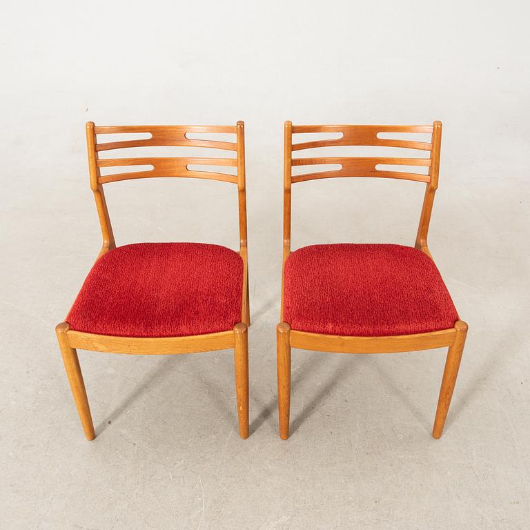 Chairs 3 pcs likely "101" Johannes Andersen for Vamo, Denmark, 1950s/1960s.