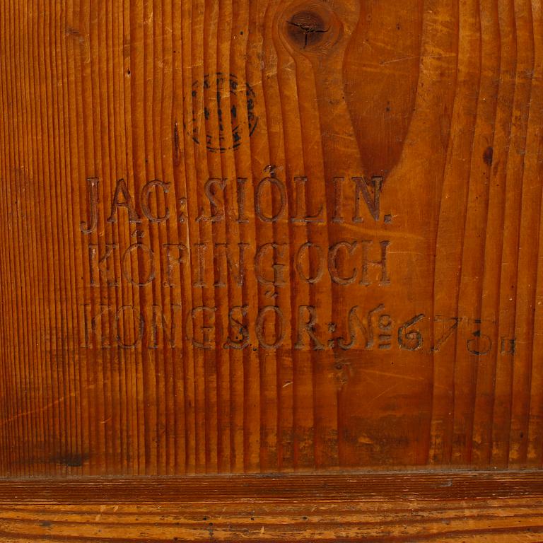 FÄLLBORD, Jacob Sjölin (mästare i Köping och Kungsör 1767-1785).