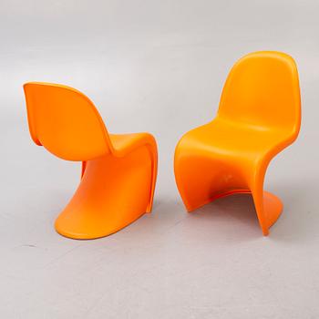 Verner Panton, a set of six plastic Panton chairs for Vitra 21st century.