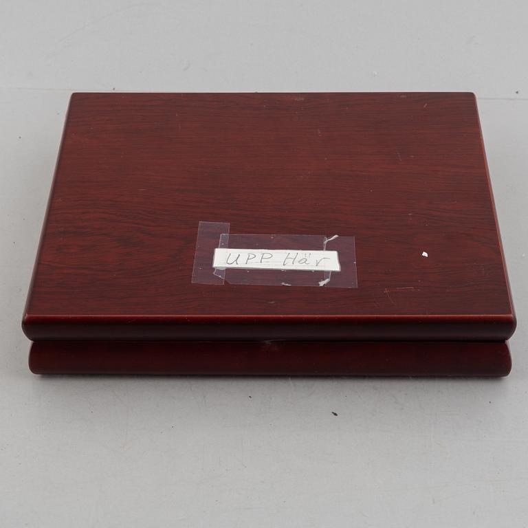 Astrid Lindgren, medaljer 11 st, finsilver, Moneta 2002.