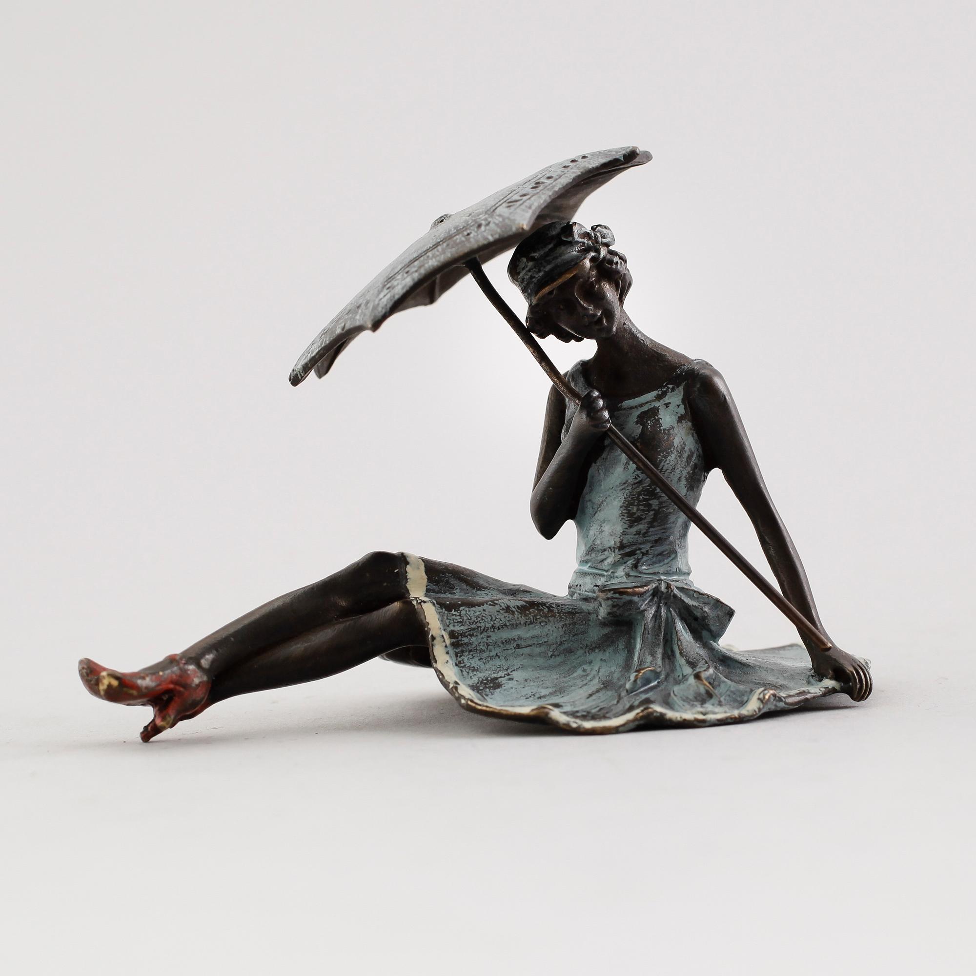 FIGUR, wienerbrons, märkt Namgreb (Bergman), även märkt B, omkring år 1900.