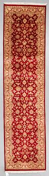 A runner, Kashmir, ca 313 x 79 cm.