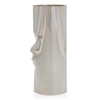 Pekka Piekäinen, maljakko, sterlinghopeaa, J.A. Tarkiainen, Helsinki 1988.