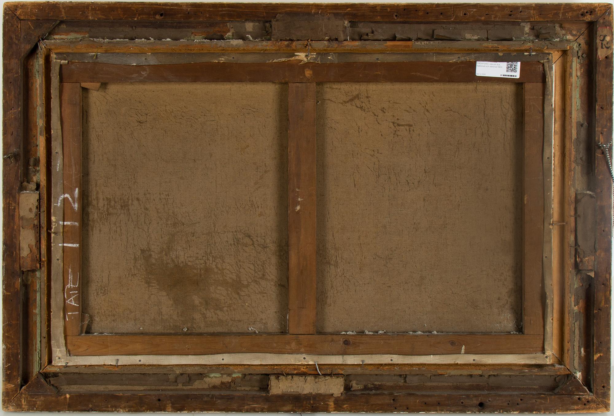 WILLIAM EDWARDS CROXFORD, olja på duk, signerad och daterad 1903.