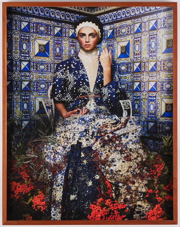 Cooper & Gorfer, "Marilina in a Tiled Room", 2014.