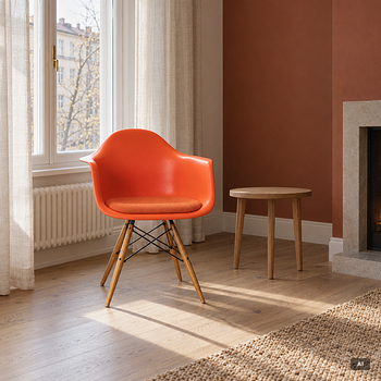 Charles & Ray Eames, karmstolar, 6 st, "Plastic armchair DAW", Vitra.