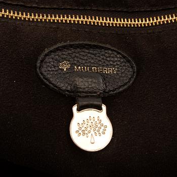 Mulberry, a black leather 'Effie' handbag.