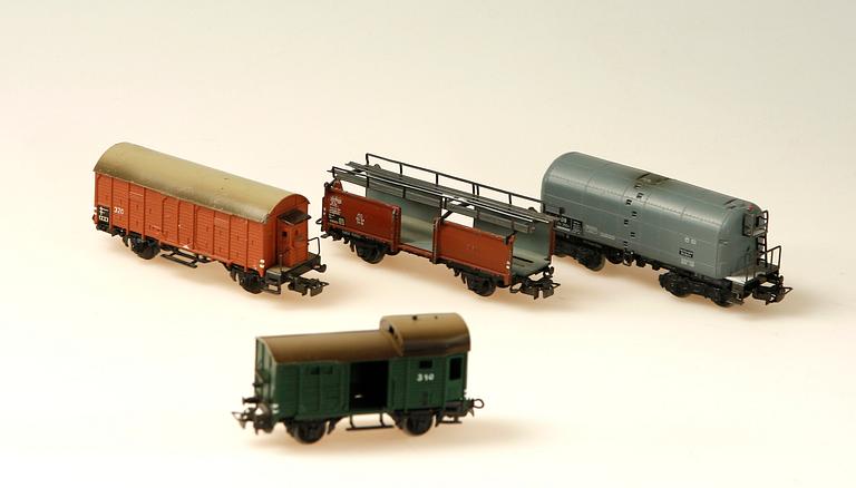 VAGNAR, 12 st, Märklin, H0.