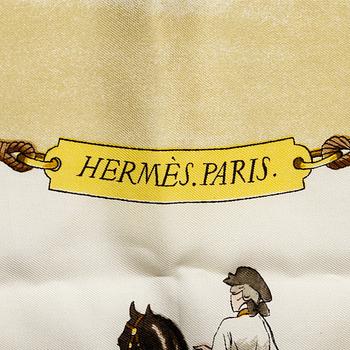 Hermès, scarf, "Les figures d'Equiation".