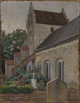 RICHARD BJÖRKLUND, a signed and dated oilpainting.