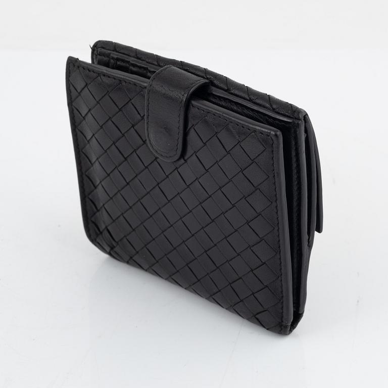 Bottega Veneta, a wallet and bracelet.