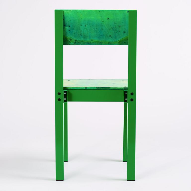 Fredrik Paulsen, a unique chair, "Chair One Open Air, Swamp Thing", JOY, 2024.