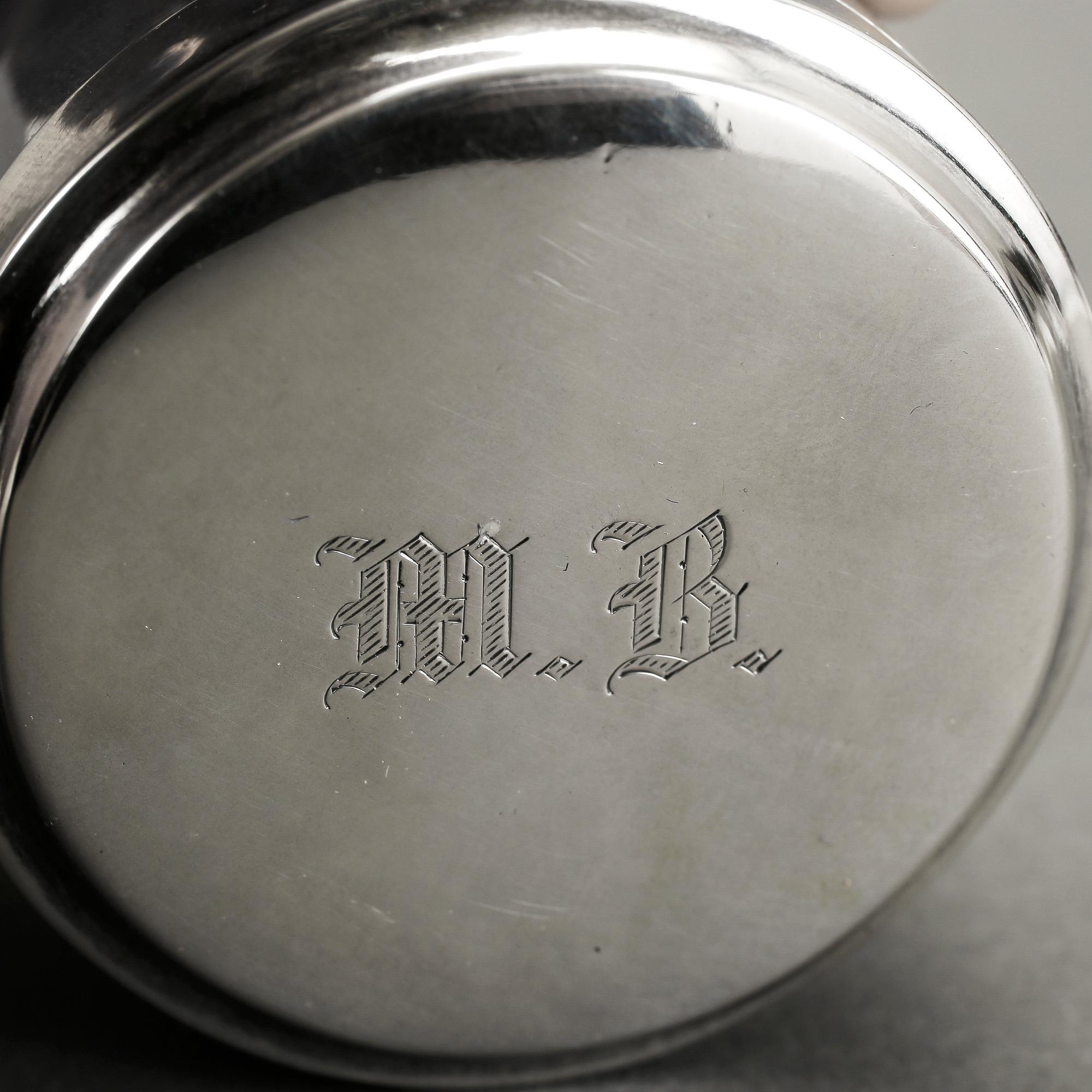 DOSA, silver, Anders Lundqvist, Stockholm, 1834. 52 gram.
