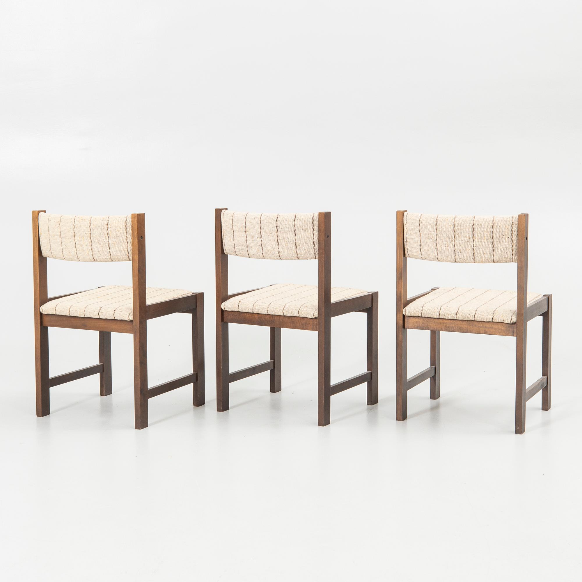 Poul H. Poulsen, dining set, 7 pieces, 1970s, Denmark.