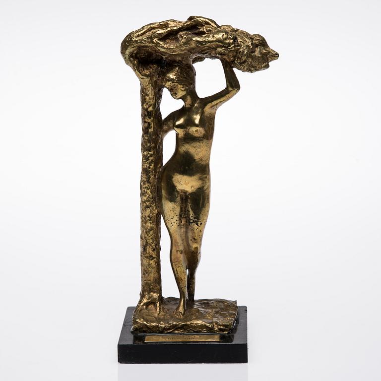MATTI HAUPT, skulptur, brons, signerad.